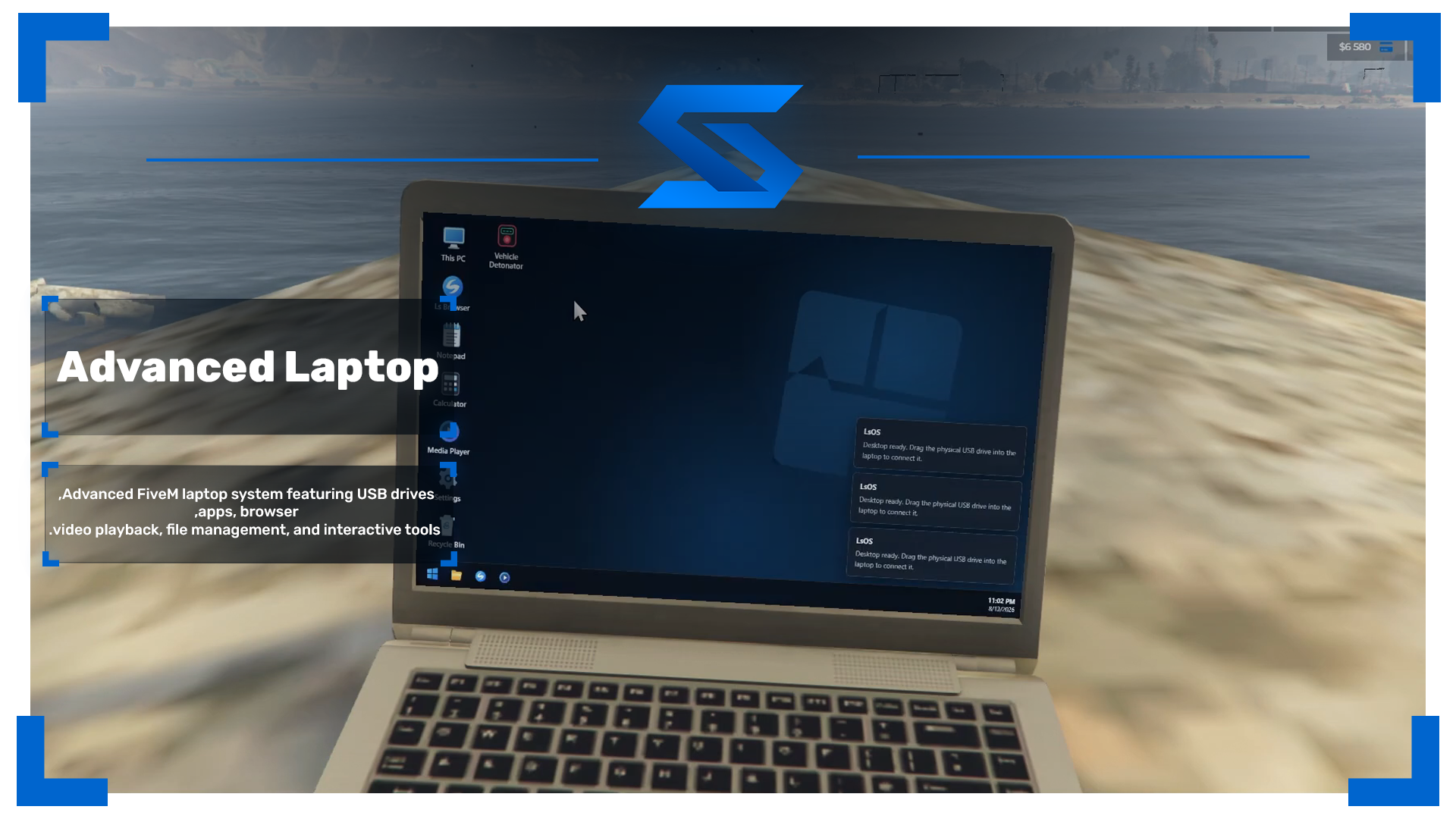 Advanced FiveM Laptop System